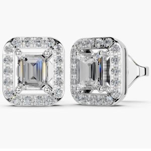 White Gold Diamond Earrings